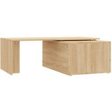  Stolić za kavu boja hrasta 150 x 50 x 35 cm konstruirano drvo | shoptok.hr