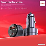  Auto punjač Moxom MX-VC44 USB-A 18W+Type-C PD30W bez kabla | Eponuda.com