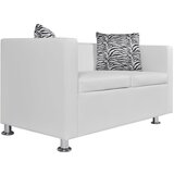 Maison Chic kavč - Sofa - Kanape dvosed umetno usnje bele barve, (21726882) Cene