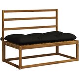  Jastučić za klupu VIANEN 100% poliester Crna 100 x 60 x 12 cm Slike