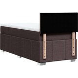 vidaXL Krevet s oprugama i madracem tamnosmeđi 80x200 cm od tkanine | shoptok.hr