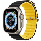 DEVIA Narukvica Silikonska Sport6 za Apple Watch 38/40/42mm crno-zuta | Eponuda.com