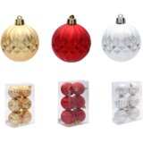 Molarem Home Set od 6 kuglica za božićno drvce – 6 cm, crvena | shoptok.hr