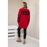 Kesi Insulated sweatshirt with red California inscription | Shoptok.si