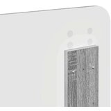  Uzglavlje s uzglavljem Siva Sonoma 135 cm Konstruirano drvo | shoptok.hr