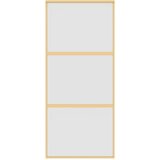  Klizna vrata zlatna 90 x 205 cm matirano staklo ESG i aluminij | shoptok.hr