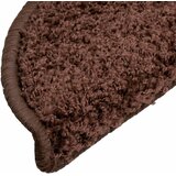  Prostirke za stepenice 15 kom 56x17x3 cm smeđe poluokrugle | shoptok.hr