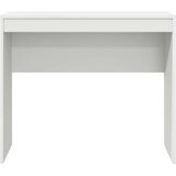 vidaXL Pisalna miza Bela Inženirski les Srednja Minimalistična | Shoptok.si