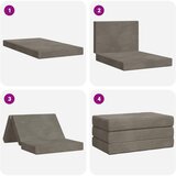 SOFA na razvlačenje 80 x 67 x 45 cm Svjetlosiva | Shoptok.si