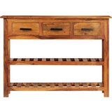 Maison Chic Komoda - Predalnik s 3 predali 110x30x80 cm trden akacijev les, (21719771) | Shoptok.si