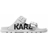 Karl Lagerfeld Sandali KL80978 White Rubber w/Black V10