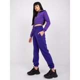 RUE PARIS Sweatpants-RV-DR-7460.11-dark purple | ePonuda.com