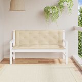  Jastuci za vrtnu klupu 2 kom bež 150x50x7 cm tkanine Oxford | Eponuda.com