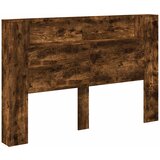  Krevetna ploča s LED-om Dimljeni Hrast 160 x 16,5 x 103,5 cm | shoptok.hr