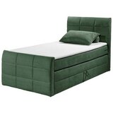 MID.YOU POSTELJA BOXSPRING 100 cm x 200 cm , tekstil, leseni material zelena | Shoptok.si