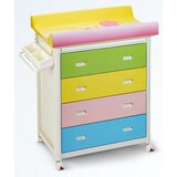 Plebani ARIEL Multicolor, previjalna miza iz umetnih mas Cene
