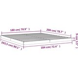  Posteljni okvir 180x200 cm trdna borovina, (20794716) | Shoptok.si