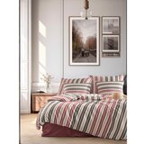 Mijolnir Rdeča/siva posteljnina za zakonsko posteljo 200x200 cm Monaco – | Shoptok.si