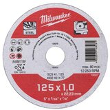  Milwaukee Set diskova za sečenje metala Contractor 125 x 1 mm 4932451478 Cene