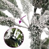 vidaXL Umjetno božićno drvce 300 LED sa šarkama i kuglicama 240 cm | shoptok.hr