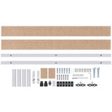  Gornja vodilica za klizna vrata 183 cm od aluminijske legure srebrna | shoptok.hr