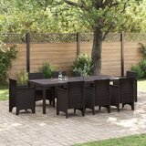 vidaXL Vrtni stol smeđi 250x100x73 cm Polipropilen, Vrtni stol smeđi 100x100x73 cm Polipropilen, Vrtni stol smeđi 150x100x73 cm Polipropilen Cijene