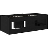  Kreveta za visoko spavanje djece 2 pcs Crni hrast 90 x 190 cm | shoptok.hr