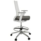 MID.YOU Pisarniški Stol Aspen Work W, Bela, Siva | Shoptok.si