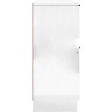  Komode sjajne bijele 2 kom 30x30x70 cm od konstruiranog drva | Eponuda.com