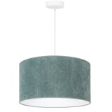  Duolla - Visilica na sajli CORDUROY 1xE27/15W/230V svetlo plava, prečnik 40 cm | Eponuda.com