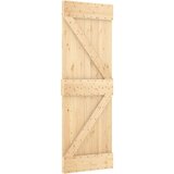  Klizna vrata s priborom za montažu 70 x 210 cm masivna borovina | shoptok.hr