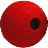  Igračka za pse loptica za poslastice, 8cm, crvena | ePonuda.com