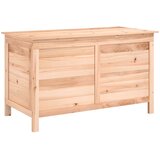 vidaXL zunanja škatla za blazine 99x50x56,5 cm trden les jelke | Shoptok.si