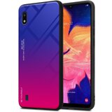 Cadorabo Ohišje, združljiv s Samsungom v vijolični - rdeči - dvobarvni zaščitni pokrov iz silikona TPU in hrbta iz kaljenega stekla, (20569846) Cene