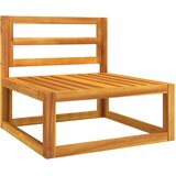  Srednja vrtna sofa sa smeđesivim jastucima od bagremovog drva | shoptok.hr