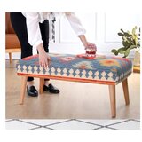 Atelier Del Sofa klupa Beshir, 91x46x42 cm, Plava | Eponuda.com