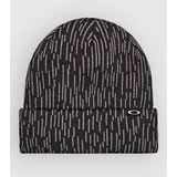 Fleece-Lined Graphic Beanie rain camo black