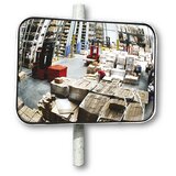 eurokraft pro Univerzalno ogledalo za uporabo v notranjosti in na prostem, pravokotne oblike, ŠxV 600 x 400 mm | Shoptok.si