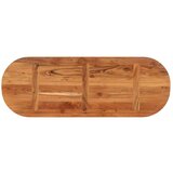 Stolna ploča 140x50x2 5 cm ovalna od masivnog drva bagrema | shoptok.hr