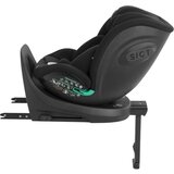 Kikka Boo Twist auto sedište za decu sa potpornom nogom Black, 40-150cm | ePonuda.com