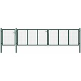  Vrtna vrata Čelik 500x100 cm Zelena | shoptok.hr
