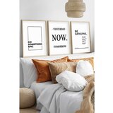 WALLXPERT Huhu568 - Višenamenska Dekorativna Slika u Ramovima (3 Komada) | Eponuda.com