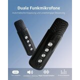 MUMUWIND karaoke zvočnik z 2 mikrofonoma | Shoptok.si