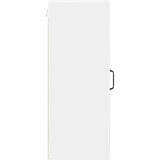 vidaXL Stenska kuhinjska omarica s polico 2 pcs Visok sijaj bela | Shoptok.si