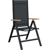  Ležaljke u vrtu 2 pcs Crna 58 x 73 x 111 5 cm Tekstilen | shoptok.hr