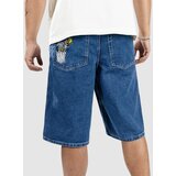 Empyre Ultra Loose Sk8 Denim W Embroidery Kratke hlace medium blue | Shoptok.si