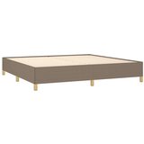  Za krevet smeđesivi 200x200 cm od tkanine | shoptok.hr