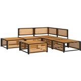  6-dijelna set vrtnih sofa s jastucima masivno bagremovo drvo | shoptok.hr