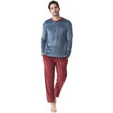 J&j Brothers Pižame & Spalne srajce JJB7-DP5401 Modra | Shoptok.si
