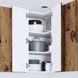  Zidni kuhinjski ormarić s policom Staro drvo 57 x 57 x 80 cm | shoptok.hr